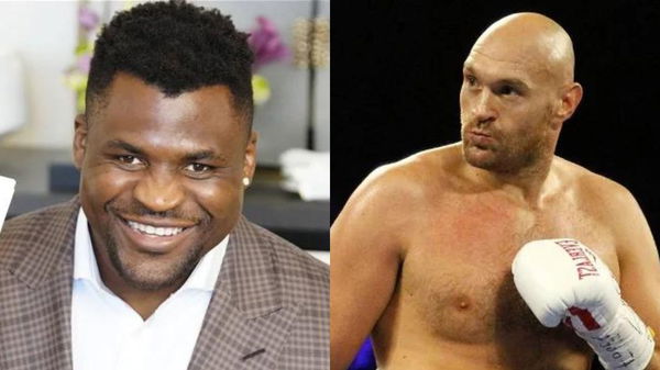 Francis Ngannou and Tyson Fury