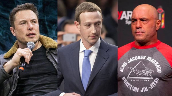 Elon Musk, Mark Zuckerberg and Joe Rogan