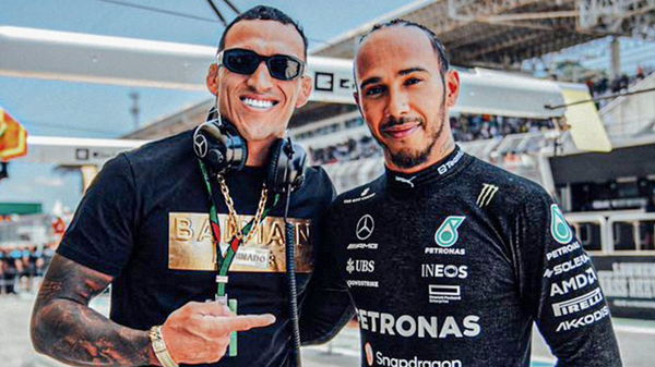 Charles Oliveira and Lewis Hamilton