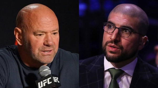 Dana White and Ariel Helwani