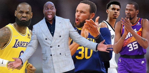 LeBron James, Magic Johnson, Stephen Curry, Victor Wembanyama, Kevin Durant