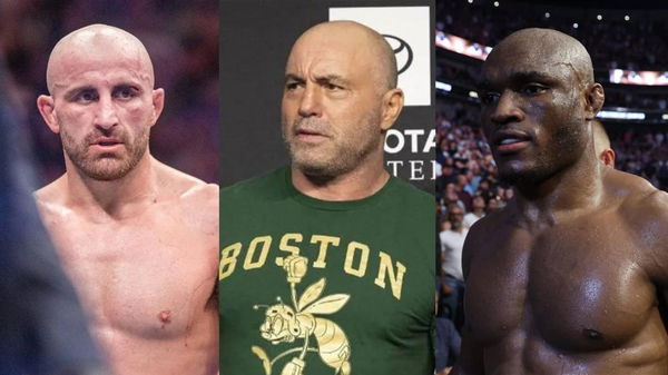 Alexander Volkanovski, Joe Rogan and Kamaru Usman