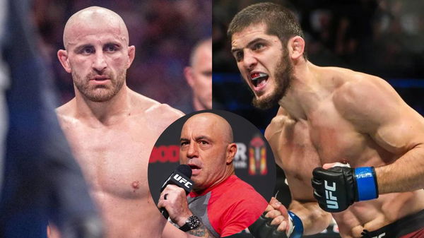 Alexander Volkanovski, Joe Rogan and Islam Makhachev