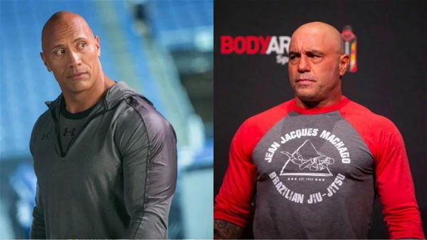 Dwayne Johnson and Joe Rogan