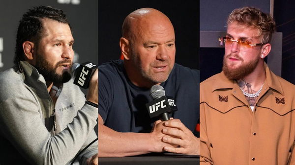 Jorge Masvidal, Dana White and Jake Paul