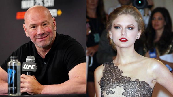 Dana White and Taylor Swift