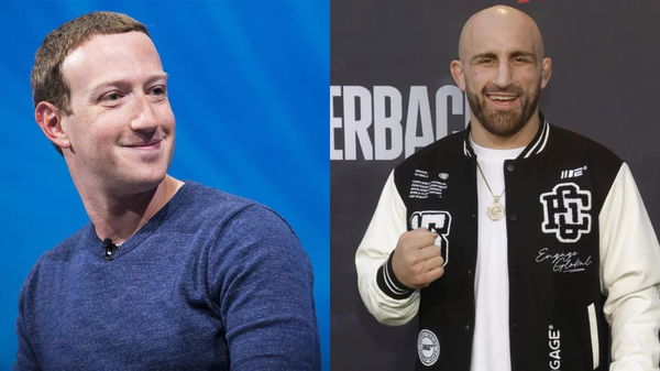 Mark Zuckerberg and Alexander Volkanovski