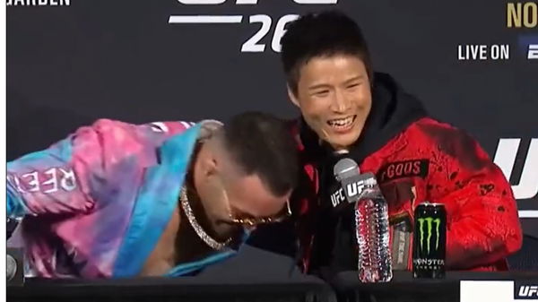 Colby Covington and Zhang Weili