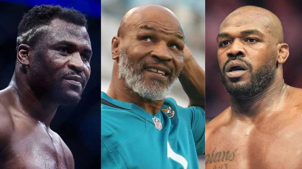 Francis Ngannou, Mike Tyson and Jon Jones