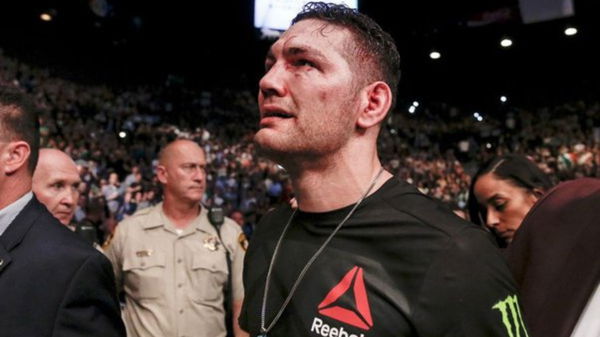 Chris Weidman sad