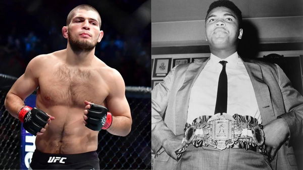 Khabib Nurmagomedov and Muhammad Ali