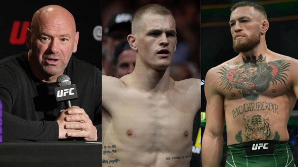 Dana White, Ian Garry and Conor McGregor