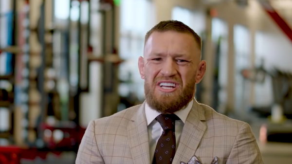 Conor McGregor angry