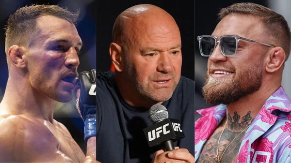 Michael Chandler, Dana White and Conor McGregor