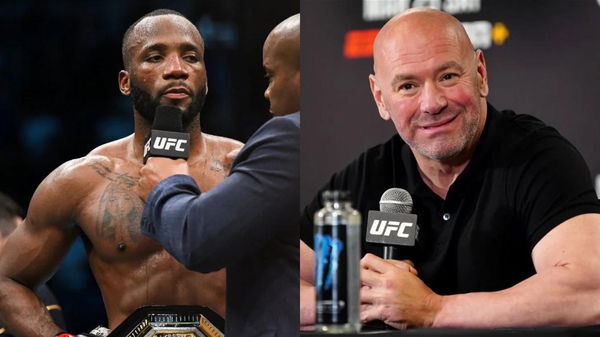 Leon Edwards and Dana White