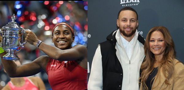 Coco Gauff, Stephen Curry, Sonya Curry