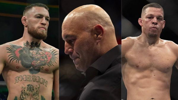 Conor McGregor, Joe Rogan and Nate Diaz