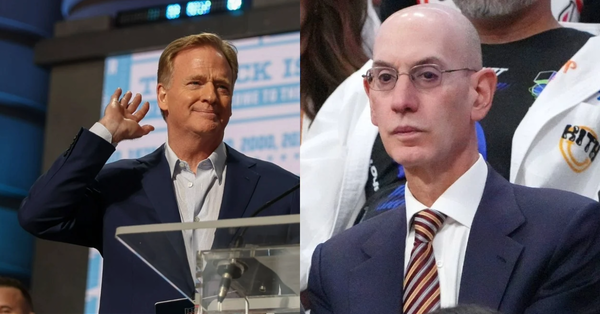 Roger Goodell and Adam Silver Collage