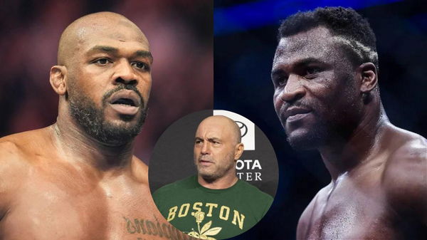 Jon Jones, Joe Rogan and Francis Ngannou