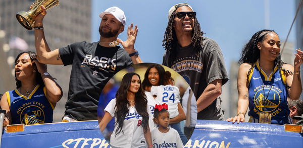 Stephen Curry, Vanessa Bryant, Ayesha Curry, Sydel Curry Lee