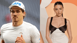 Justin Herbert and Madison Beer