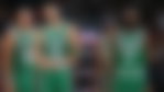 Jayson Tatum with Jaylen Brown