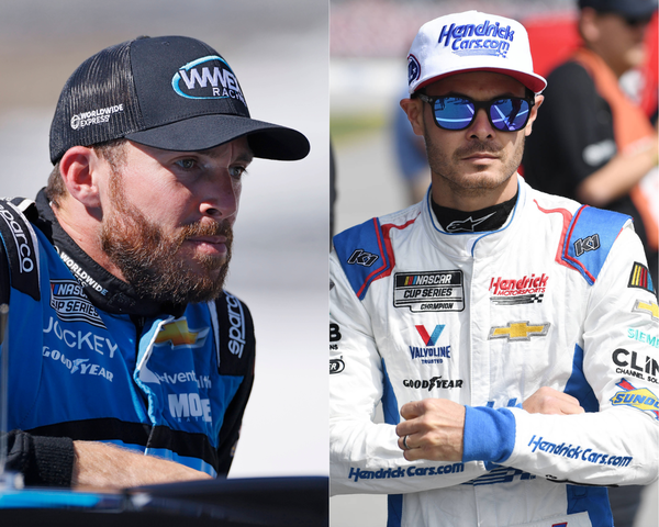 Ross Chastain and Hendrick Motorsports driver Kyle Larson