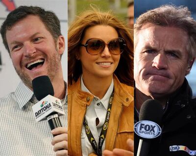 Dale Earnhardt Jr, Amy Earnhardt Jr, Kenny Wallace