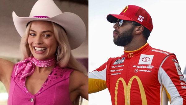 Bubba Wallace, Barbie movie, Margot Robbie