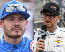 Kyle Larson, Dale Earnhardt Jr