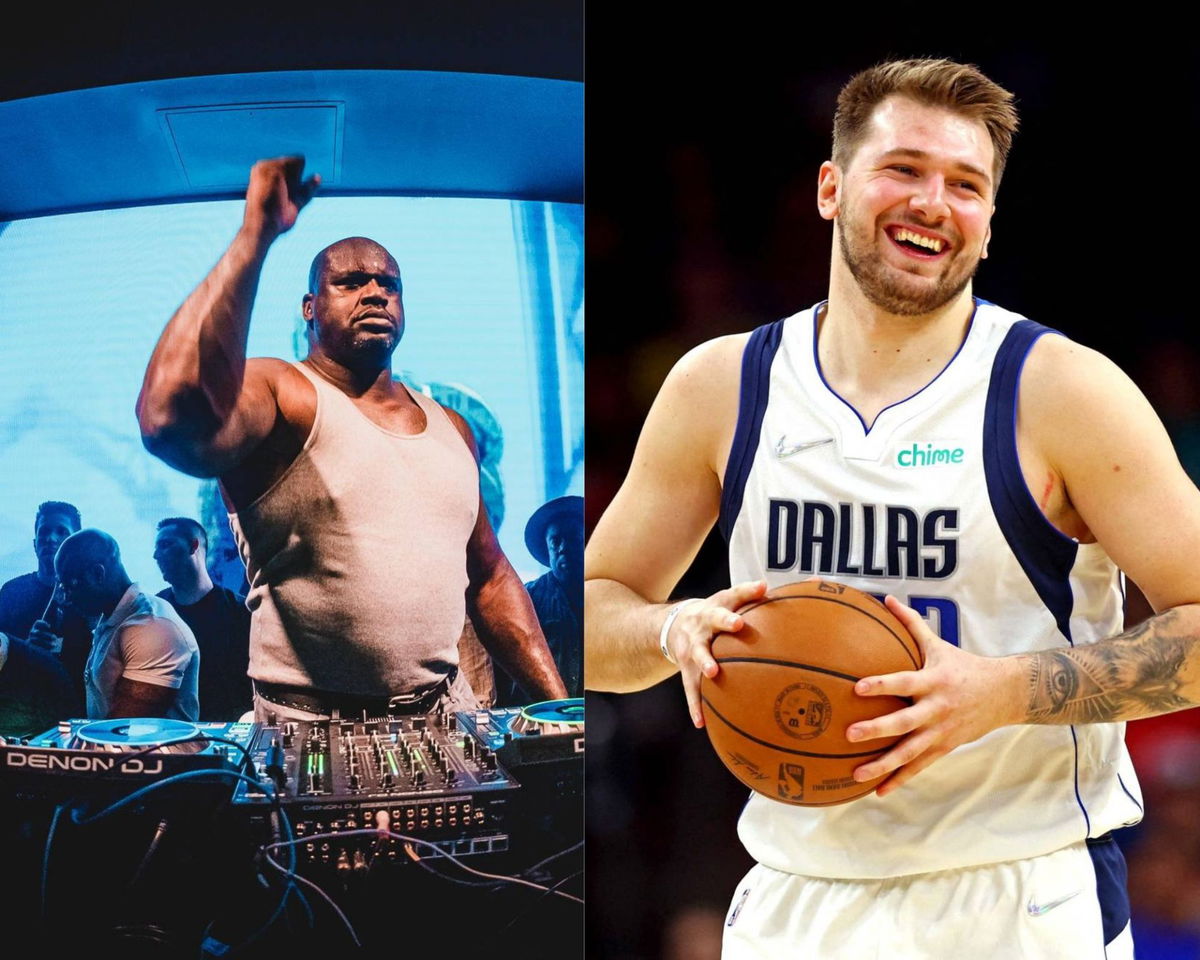 "Shaq Got Luka Shooting Free Throws" Peculiar Dance Moves From 7 ft Giant Shaquille O'Neal and
