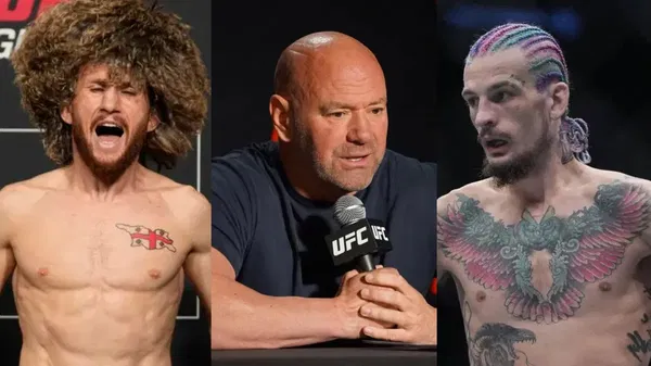 Merab Dvalishvili, Dana White, Sean O&#8217;Malley