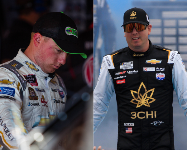 Tyler Reddick and Kyle Busch