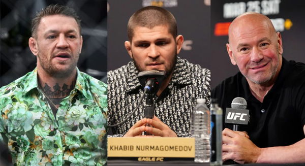 Conor McGregor and Khabib Nurmagomedov and Dana White