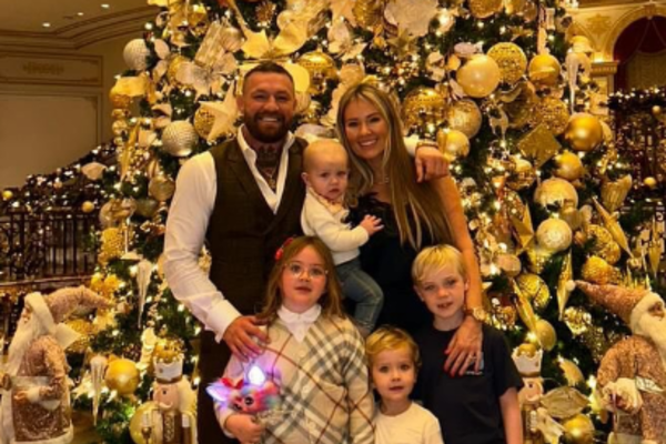 Conor McGregor with his family