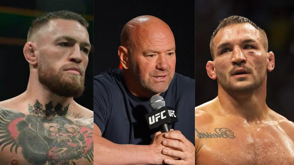 Conor McGregor,Dana White,Michael Chandler