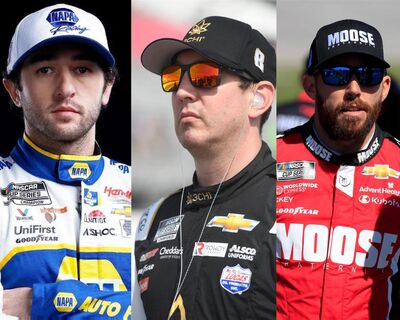 Chase Elliott, Kyle Busch, Ross Chastain