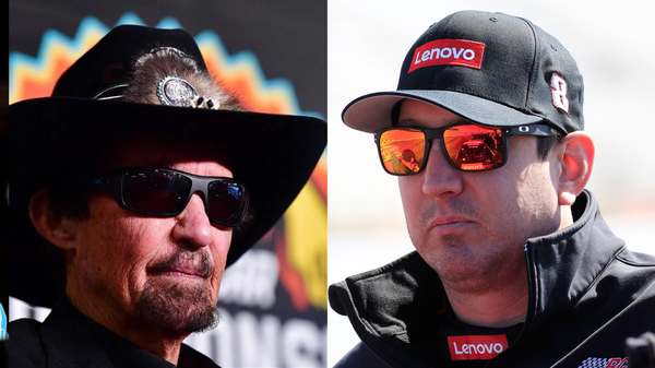 Richard Petty and Kyle Busch