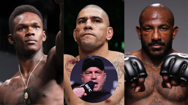 Israel Adesanya, Alex Pereira, Khalil Rountree Jr., Joe Rogan