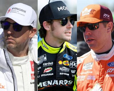 Denny Hamlin, Ryan Blaney, Brad Keselowski