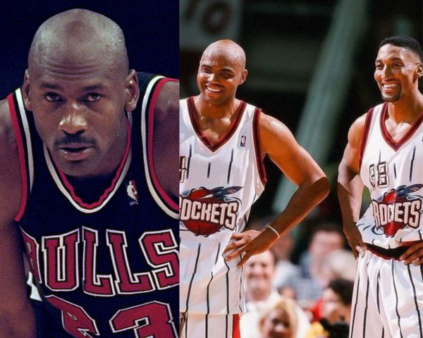 Michael Jordan, Charles Barkley, and Scottie Pippen