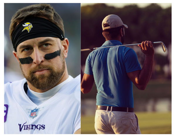 Adam Thielen (L) and Golf Pro (R)