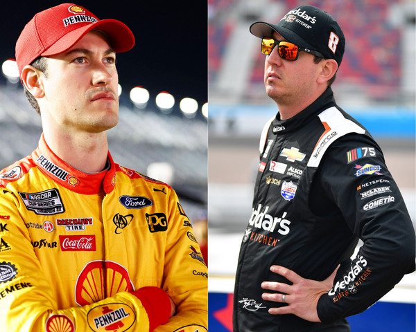 Kyle Busch and Joey Logano