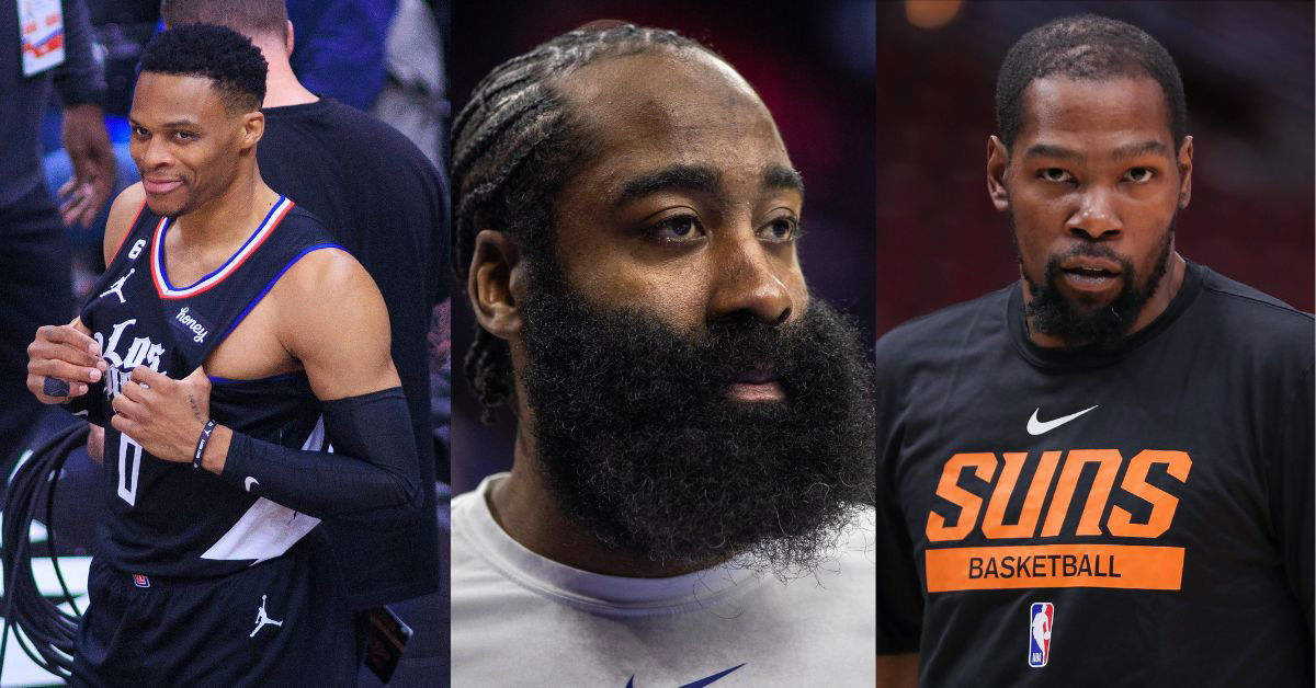 Kd james harden russell on sale westbrook