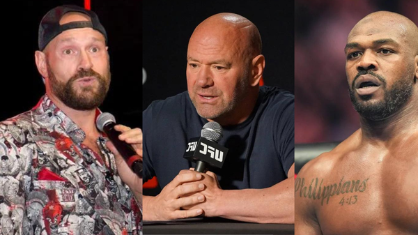 Tyson Fury,Dana White,Jon Jones