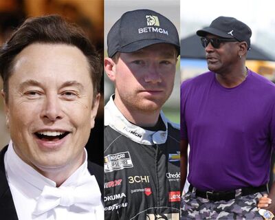 Elon Musk, Tyler Reddick, Michael Jordan