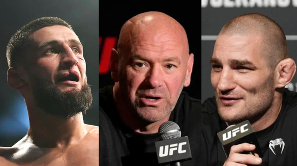 Khamzat Chimaev,Dana White,Sean Strickland