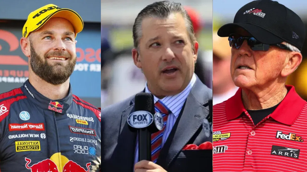 Shane van Gisbergen, Tony Stewart and Joe Gibbs