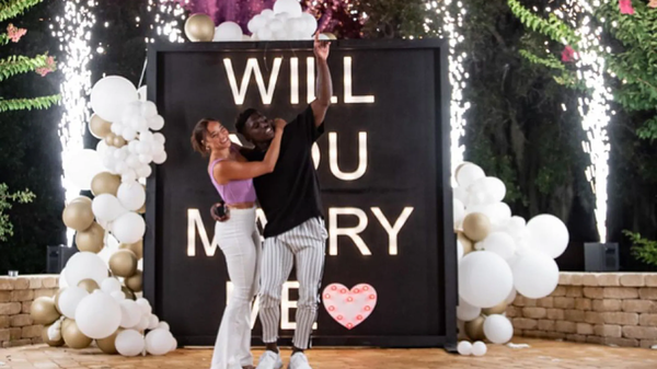 Tyreek Hill and Keeta Vaccaro