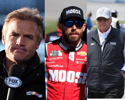 Kenny Wallace, Ross Chastain, Rick Hendrick